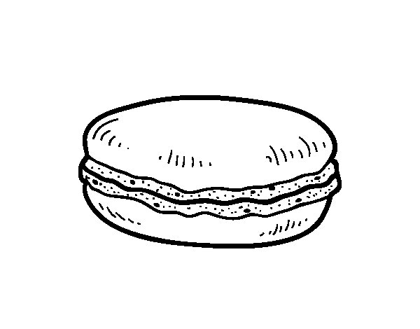 macaron coloring pages - photo #1