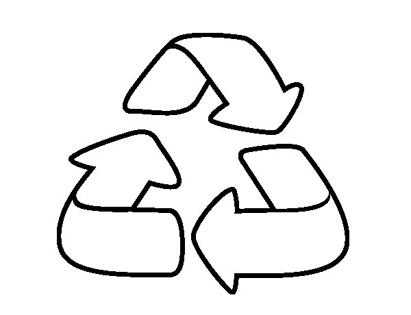 Recyclable materials coloring page - Coloringcrew.com